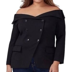Lane Bryant Off the Shoulder Blazer